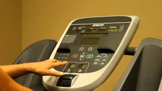 How To Used the Precor 833 Treadmill [upl. by Lorrac162]