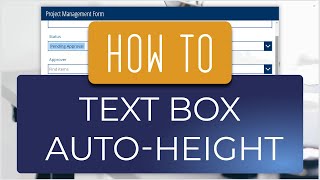 PowerApps  Text Box Auto Height [upl. by Patrica]