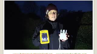 Listening to Pipistrelle Bats Using Bat Detectors [upl. by Nudd673]