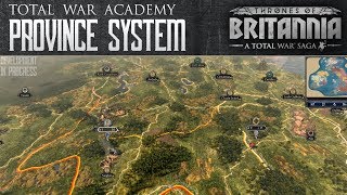 A Total War Saga Thrones of Britannia  The Province System [upl. by Armil]