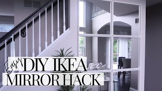 IKEA MIRROR HACKS  DIY [upl. by Yhtomiht]