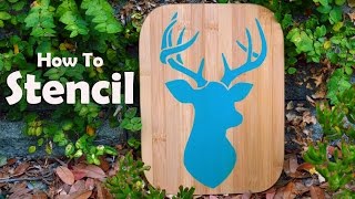 Stenciling 101 How To Paint With A Stencil [upl. by Eniamraj]