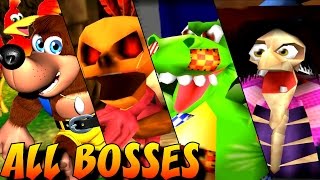 BanjoTooie  All Bosses No Damage [upl. by Yssep]