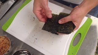 How to Make Roasted Seaweed Snacks  Cooking Light [upl. by Gnuj]