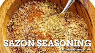 Sazon Seasoning Recipe the Perfect Spice Blend  Chili Pepper Madness [upl. by Cinemod]