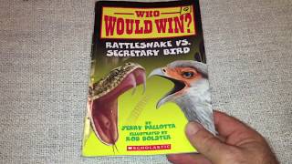 Who Would Win Rattlesnake vs Secretary Bird  book review [upl. by Grous]