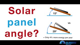 At What Angle Should Rooftop Solar Panels Be Installed [upl. by Hedgcock]