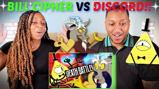 Death Battle quotBill Cipher VS Discord Gravity Falls VS My Little Ponyquot REACTION [upl. by Timi]