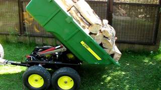 John Deere 17P hydraulic dump cart [upl. by Labaw]