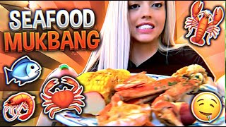 SEAFOOD MUKBANG  Woah Vicky [upl. by Rosalinda]