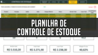 Planilha de Controle de Estoque no Excel Download Gratuito [upl. by Berardo613]