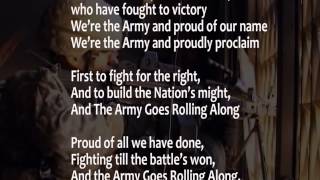 The Army Song with lyrics performed by The United States Army Band [upl. by Conover]