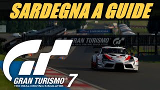 Gran Turismo 7  Sardegna A GR3 Track Guide [upl. by Hsepid]