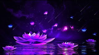 Peaceful Night 💜 Soothing Deep Sleep Music ★ Calming Meditation Healing 528Hz [upl. by Anitnuahs]