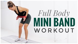 Full Body Mini RESISTANCE BAND Workout [upl. by Rojas]