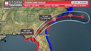 Hurricane Idalia live track path [upl. by Joline]