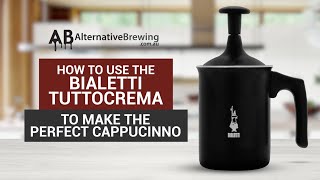 How to Use the Bialetti Tuttocrema Milk Frother [upl. by Onitselec]