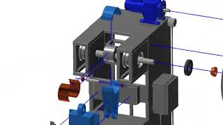 eccentric press assembly [upl. by Retnuh]