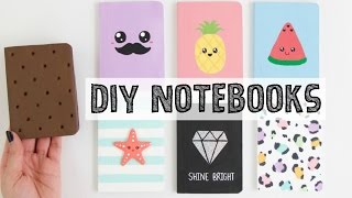 7 DIY NOTEBOOKS IDEAS  School Supplies You NEED To Try [upl. by Woodhead]