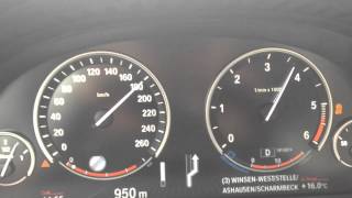 BMW 520d Touring F11 184 PS 0220 kmh Launch Control [upl. by Asiela]