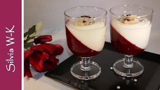 Weihnachtsdessert  raffiniert geschichtet  Himbeeren  Dessert [upl. by Garcia650]