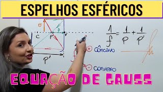 Equação de Gauss  Espelhos Esféricos [upl. by Aylmer]