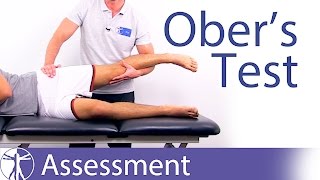 Obers Test  Iliotibial Band Tightness [upl. by Weihs]