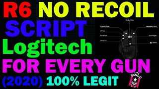 Rainbow Six No Recoil Script Logitech EZ [upl. by Dolores]