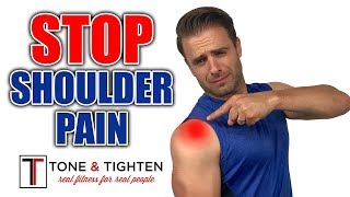 How To ELIMINATE Shoulder Pain  Shoulder Impingement Exercises [upl. by Christalle]