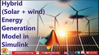 Hybrid Solar  wind Energy Generation Model in Simulink [upl. by Leakcim530]