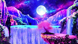 Peaceful Night 💜 Deep Sleep Music 528Hz  Calm Magic Meditation Music [upl. by Hallimaj487]