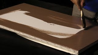 how to stain a canvas [upl. by Willie]