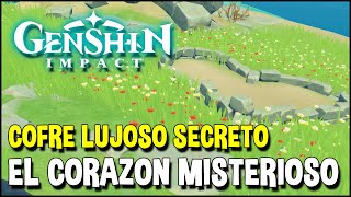 SECRETO Cofre lujoso COOPERATIVO  Solución al puzzle del Corazón en la Isla  Genshin Impact [upl. by Mccafferty540]