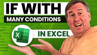 Excel  Multiple Conditions in IF  Episode 2025 [upl. by Zsa Zsa202]