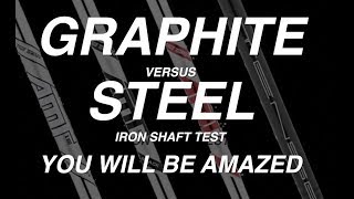 Graphite V Steel shaft in Irons Game changer [upl. by Nonnah]