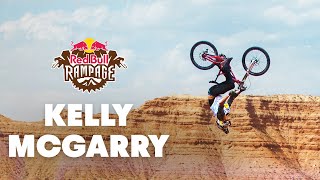 Kelly McGarrys Historic Canyon Gap Backflip Red Bull Rampage 2015 [upl. by Akemed]