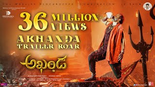 Akhanda Trailer Roar  Nandamuri Balakrishna  Boyapati Srinu  Thaman S  Dwaraka Creations [upl. by Turmel838]