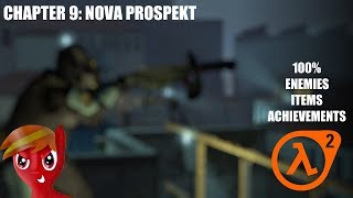 HalfLife 2 100 Walkthrough Chapter 9 Nova Prospekt [upl. by Vanden955]