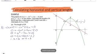 11 PARABOLA Calculating lengths [upl. by Anayet]