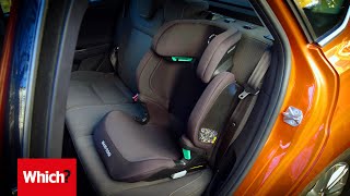 How to fit an isofix child booster seat in 60 seconds [upl. by Elram]