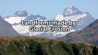 Glacial Processes and Landforms [upl. by Niak434]