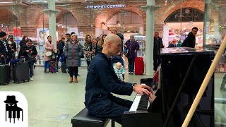 Disguised concert pianist stuns unsuspecting travelers [upl. by Roxane135]