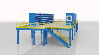 Mezzanine Floor System Manufacturers  SILVER LINING [upl. by Pressey]