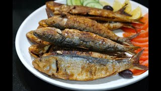 How to Cook Fresh Sardines  Fried Sardines  Fried Fish Recipe  Youtube [upl. by Nednarb556]