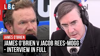 James OBrien VS Jacob ReesMogg On Brexit  FULL Interview  LBC [upl. by Kizzee826]