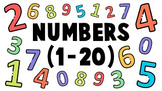 Numbers 1  20 in English  English Vocabulary [upl. by Akiv]