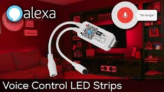 How to Control your LED strips with Alexa and Google Home [upl. by Caria332]