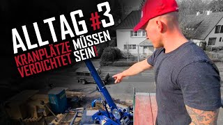 Dachdecker  Alltag 3  Kranplätze müssen verdichtet sein [upl. by Tristam]