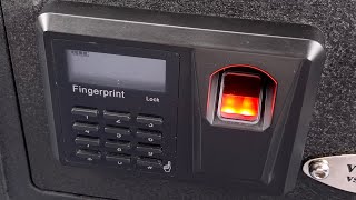 998 Open in 3 Seconds Viking Security Fingerprint Safe Model VS20BLX [upl. by Yerroc]