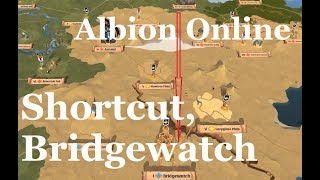 Albion Online  Caerleon to Bridgewatch fast almost safely [upl. by Tonneson]